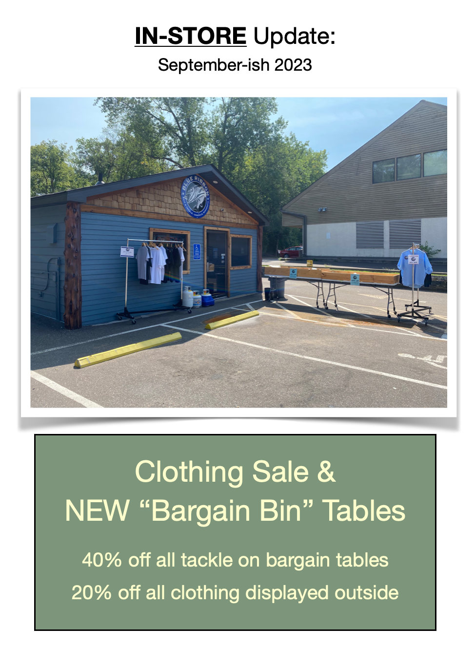 "Plein Air" Sales Floor