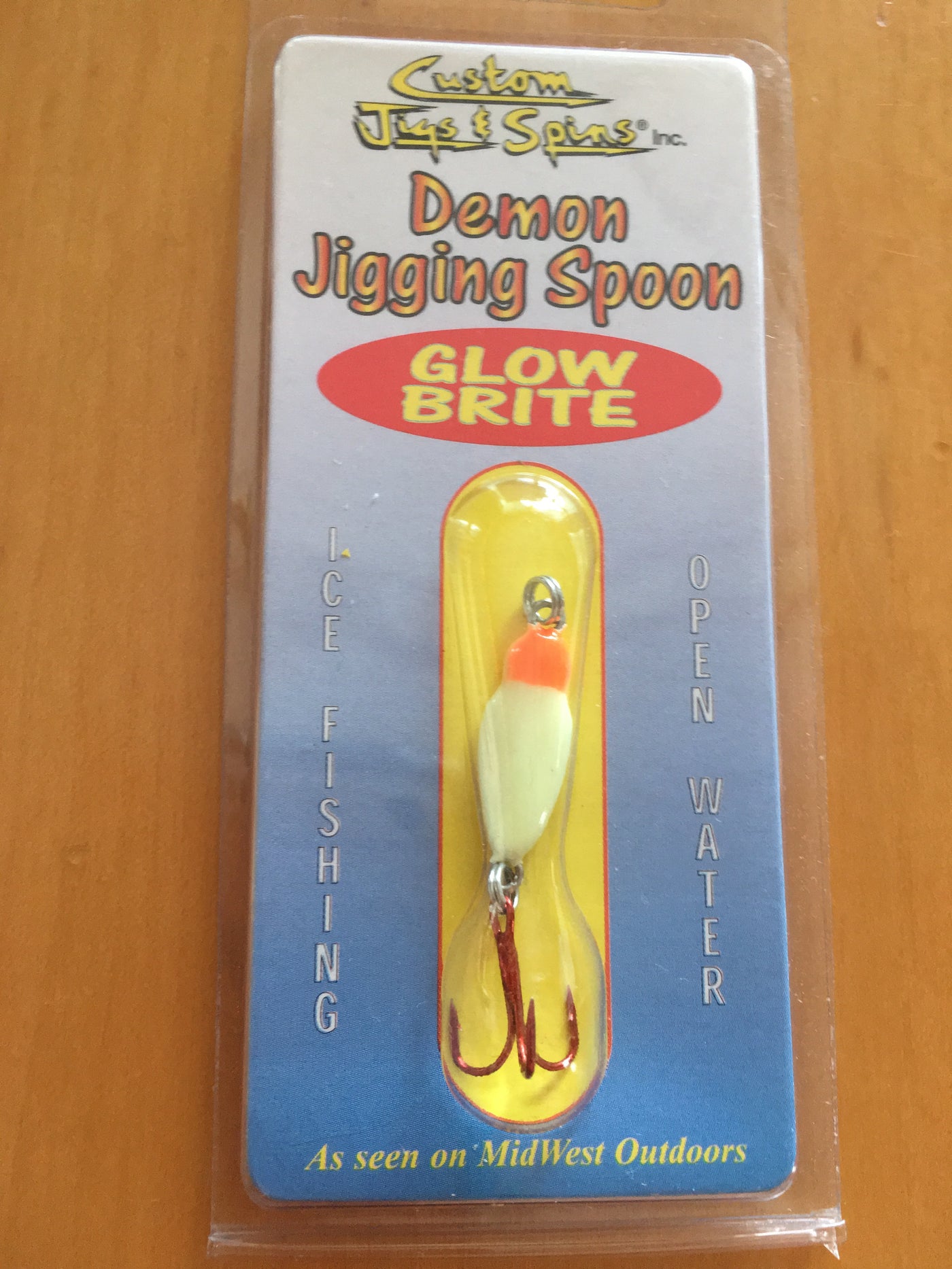 Custom Jigs & Spins | Demon Jigging Spoon Glow Brite