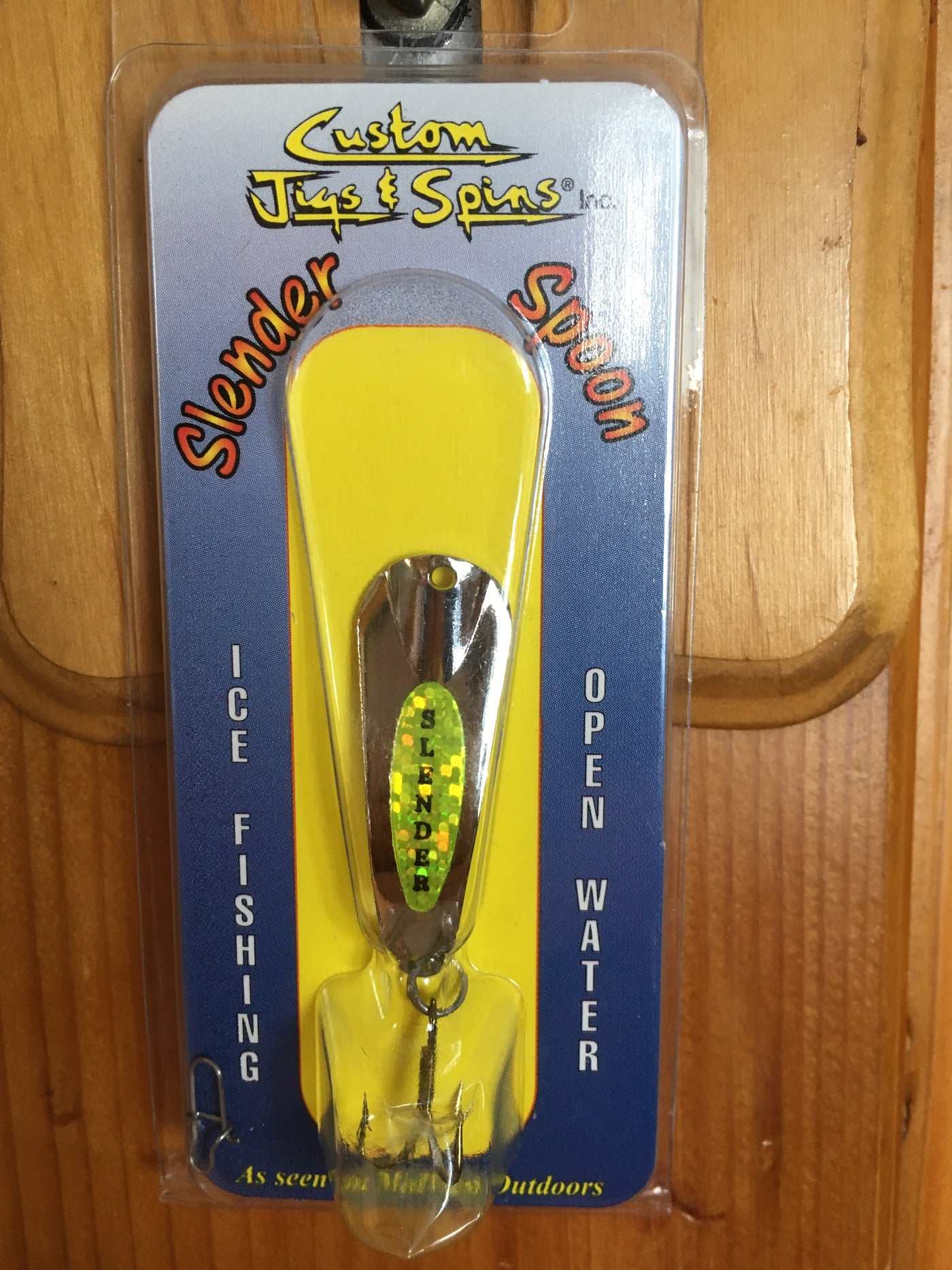 Custom Jigs & Spins Pro Series Slender Spoon - Gold/Firetiger